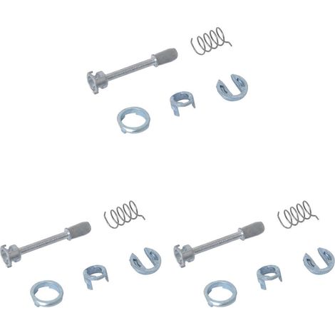 Kit de réparation de cylindre de serrure de porte avant gauche et droite (3 pièces) pour Seat Ibiza Cordoba, référence 6L3837167 (1/5)