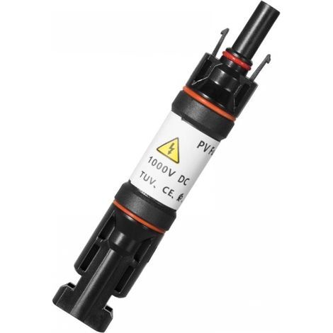 Connettore per fusibile fotovoltaico IP67 da 1000 V CC, portafusibile impermeabile per impianti fotovoltaici (dimensione: 15 A) (1/5)