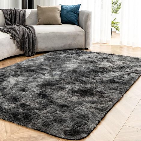 Shaggy Teppich Hochflor Wohnzimmer Teppich Waschbar Kinderzimmer 60x110cm (1/5)