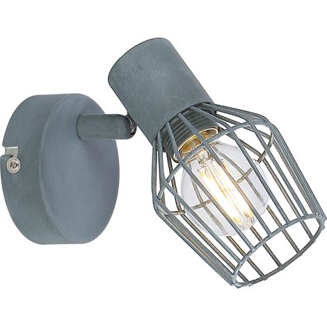 Applique Candellux Viking 91-68002 grigia metallo E14