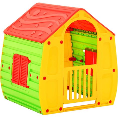 vidaXL Casita de juegos para niños 102x90x109 cm (1/5)