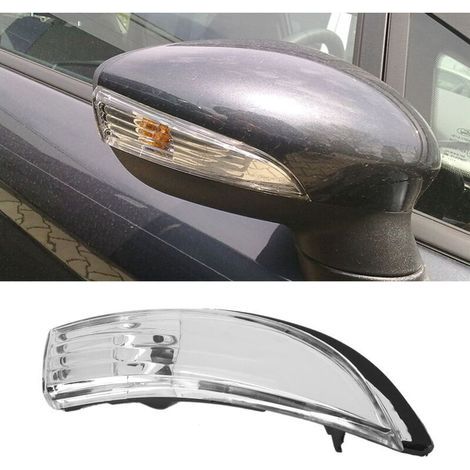 Transparente Blinkerabdeckung für Außenspiegel, Türflügel, passend für Ford Fiesta MK7/MK7.5 2009-2017, rechte Seite (1/4)