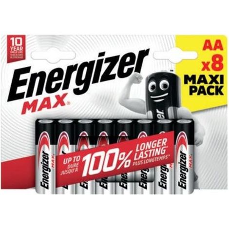 Energizer Max Batteria Stilo (AA) Alcalina/manganese 1.5 V 8 pz.