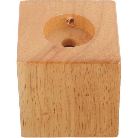 Socle de lampe de table en bois E27, support de lampe de bureau, socle en bois pour lampe de table à faire soi-même (1/5)