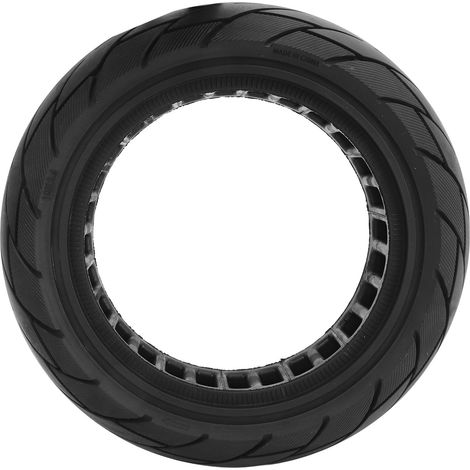 Pneu pour trottinette électrique Ninebot G30, 10 x 2,5 pouces, en caoutchouc, tout-terrain, anti-éclatement, plein (1/5)