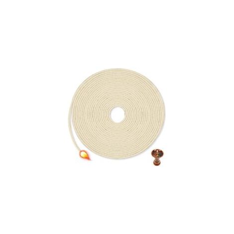 Meche Lampe à Huile Ronde 3 MM,Meche Bougie Coton Tressé,Tempete Meche Lampe a Petrole Ancienne,MèChe pour Bruleur à Alcool,MèChe Remplacement pour Brûleur Huile,MèChe en Fibre de Verre (1/5)