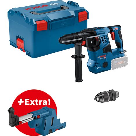Bosch PRO Cordless Rotary Hammer with SDS plus GBH 18V-28 CF + GDE L-Boxx 238 0611921004 (1/5)