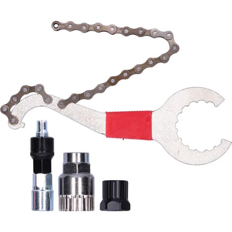 3-in-1 Fahrradreparaturset: Kassettenabzieher, Kettenpeitsche, Ritzelabzieher (1/5)