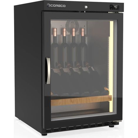 Cave à Vin Mono-Température 1 Porte 120 L - Intérieur inox - Coreco (1/2)