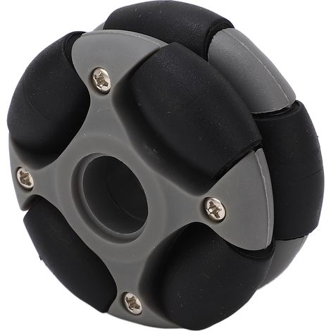 Roue omnidirectionnelle de 48 mm, double rangée, roue multidirectionnelle, remplacement pour roue omnidirectionnelle 14036, adaptée à l'industrie robotique. (1/5)
