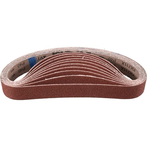 PFERD TOOLS Korund Schleifband BA 40x760 mm A40 für universelle Anwendung mit Rohrbandschleifer 10 Stk