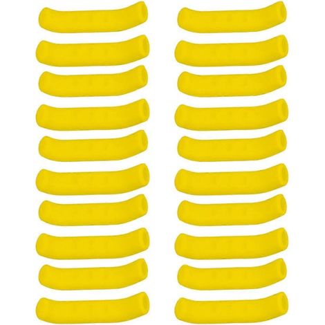 Protection de poignée de frein pour VTT, revêtement antidérapant en silicone pour trottinette électrique M365, jaune (1/4)