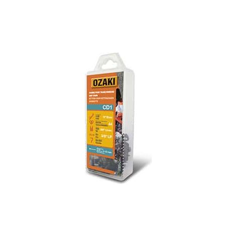 Chaîne de tronçonneuse OZAKI sous coque semi carrée: 3/8''LP 050 (1,3mm) 44 entraîneurs ( E44 ) (1/2)
