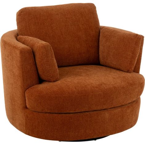 Fauteuil Pivotant "Swiv" 109cm Orange (1/5)