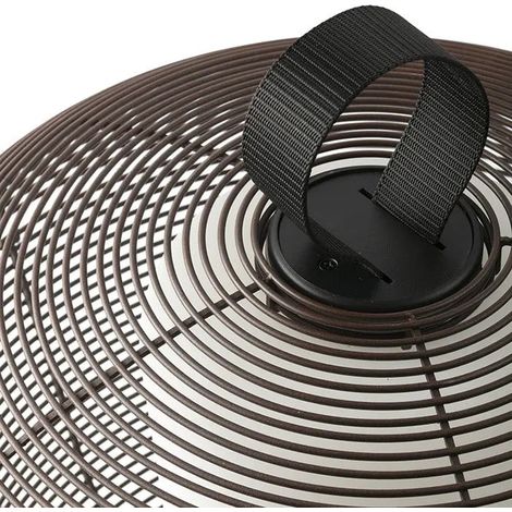 NARA rostbraune tragbare Lampe 72102-157