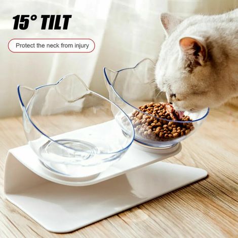 Gamelle double Miixia pour chiens et chats, support pour gamelle de chien, gamelle pour chat (1/5)
