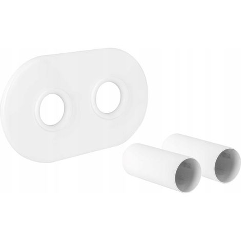 KIT DE MASQUAGE BLANC DOUBLE ROSETTE AVEC MANCHONS (1/3)