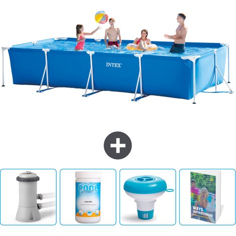 Intex Piscine Tubulaire Rectangulaire - 450x220x84 cm - 5-pièces  SCB120 (1/5)