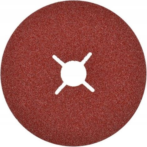 Carta abrasiva per disco P80 da 125 mm, dischi in fibra con tacche (25/50/1000)/ (1/2)