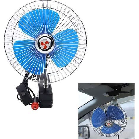 Ventilateur De Voiture ÉLectrique 12V 24 Volts IntéRieur Camion (1/5)