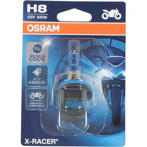 Osram 64212XR-01B X-RACER H8 Halogen Motorrad-Scheinwerferlampe, Einzelblister (1 Stück) - Auto Lampe Premium E-geprüft - Versand DE (1/2)