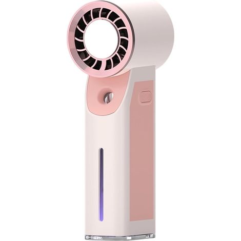 Circulador de aire con nebulizador de 14,4 cm, máquina de brisa con rociador de agua, enfriador portátil compacto para días calurosos. (1/5)