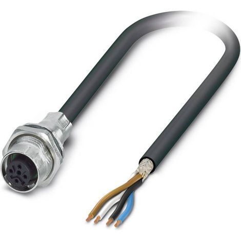 [NEUWERTIG] B-Ware Phoenix Contact Sensor-/Aktor-Einbausteckverbinder M12 Buchse 4-polig IP67 1m (1/2)