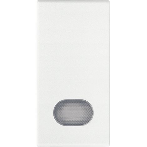 Tasto 1M con diffusore bianco Vimar Arkè 19026.B
