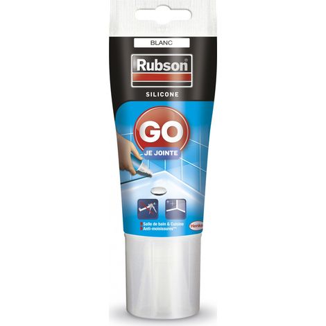 Sellador de silicona "Je Jointe" blanco, tubo de 50 ml