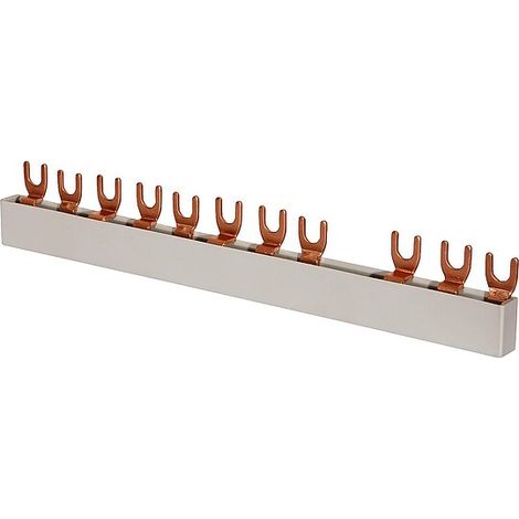 Gabel-Phasenschiene Pollmann G-L1-L2-L3-(N)-L1-L2-L3 / 16 mm² Länge 210 mm (12TE)