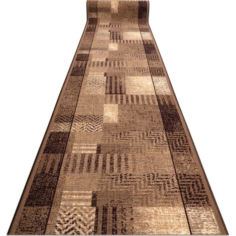 Läufer Antirutsch ESSENZA beige 120 cm brown 120x320 cm