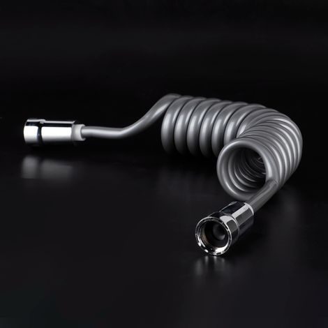 Flexibler Duschschlauch im Telefonleitungsstil für WC-Bidet-Sprühdüsen, Badezimmerzubehör G1/2" (1/5)