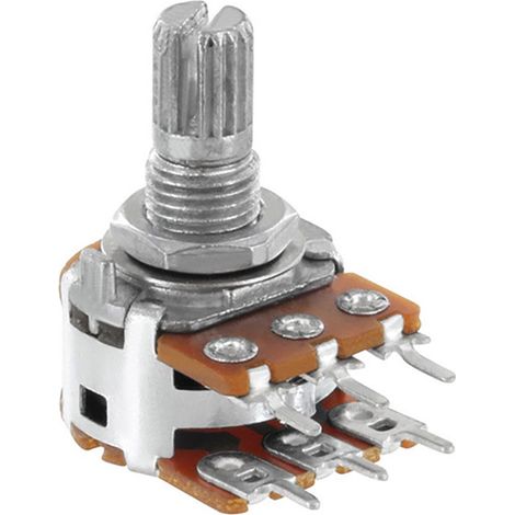 Alpha RV16A01F20KB5KM RV16A01F20KB5KM Dreh-Potentiometer  Stereo 0.2 W 5 kΩ 1 St.
