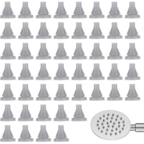 Lot de 50 buses de rechange en silicone Pointe ronde Arroseur de buse Pour diamètre de trou de 4 mm Bec d'arrosage universel Gris (1/5)
