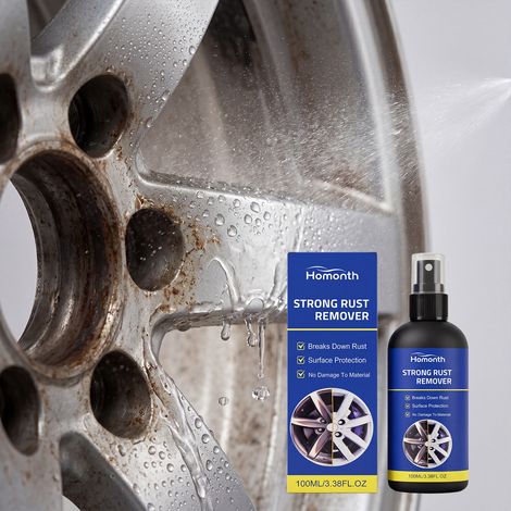 Rostentferner-Spray ist schonend und beschädigt keine Oberflächen. Reinigt Felgen und entfernt Rostflecken. Rostentferner-Spray – 100 ml -- DTEKGAZ (1/5)