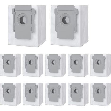 Lot de 12 sacs de rechange pour aspirateur iRobot Roomba i7 i7+ / i7 Plus E5 E6 E7 S9 S9+, kit d'accessoires pour iRobot Roomba i7 (1/5)