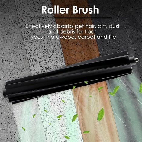 (2 pices) X2 Omni Brosses principales de Brosse Rouleau en Caoutchouc compatibles avec l&39aspirateur Robot ECOVACS DEEBOT X2 Omni / X2 Pro / X2, pices de Rechange pour Brosse Rouleau (1/5)