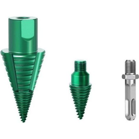Fendeur De Bûches - Tête À Dégagement Rapide - Compatible SDS Et Queue Carrée - Pour Perceuse À Impact - 1 Pièce (1/5)