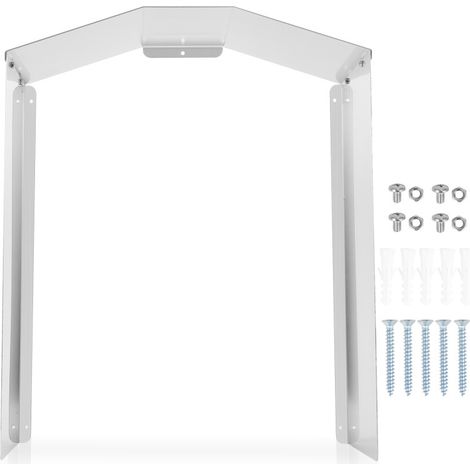 SWANEW Wallbox Protezione antipioggia in acciaio inox per Wallbox - 45 x 40 x 20 cm Copertura per stazione di ricarica (1/5)