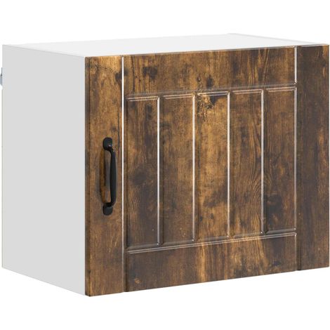 Maison Exclusive - Armario de Pared LUCCA Roble Ahumado 50 x 31 x