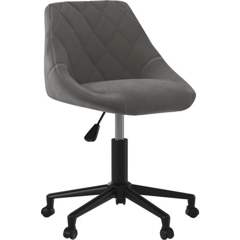 Maison Exclusive - Bürostuhl Drehbar Dunkelgrau Samt