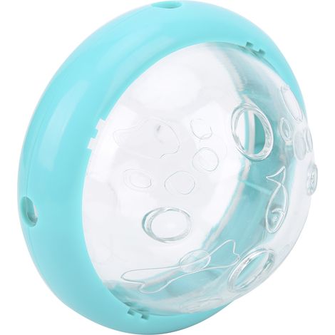 Distributeur de nourriture interactif en forme de soucoupe volante pour chiens et chats - Bleu paon (1/5)