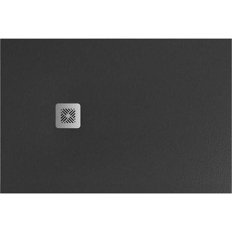 Jika Selina - Plato de ducha 120x70 cm, Antideslizante, negro H2102K3R110001 (1/5)