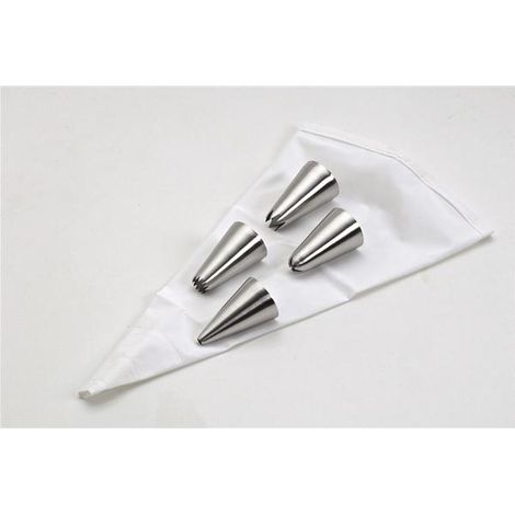 Poche à décorer avec 4 douilles - LACOR