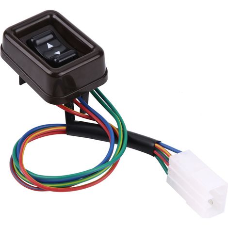 Interrupteur de commande de lève-vitre électrique côté passager pour Land Cruiser 4Runner 84-90 84810-90A01-06 (1/5)