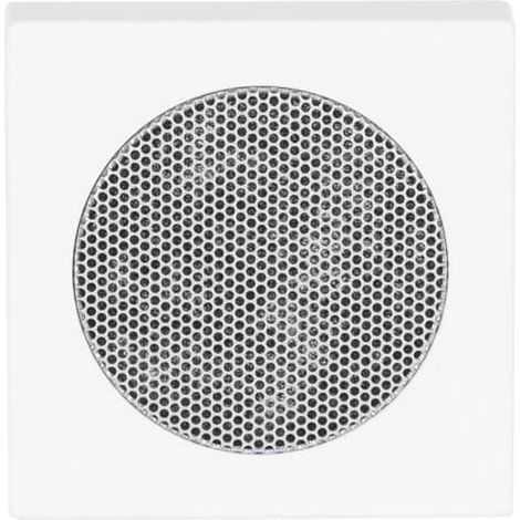 Busch-Jaeger Placa central Altavoz blanco estudio mate - Plataforma 63 (8253-884), 2CKA008200A0123