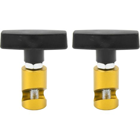 Pince de Support de levage de capot, 2 pièces, Support de jambe de force de hayon de voiture, outil de retenue pour hayon et coffre jaune (1/4)