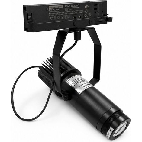 Proyector De Logos LED GOBO Para Carril Trifásico Interior -