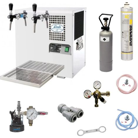 Komplett Set - Wassersprudler, Wasserspender, Trinkwassersprudler - AS-45, 2-leitig (1/5)