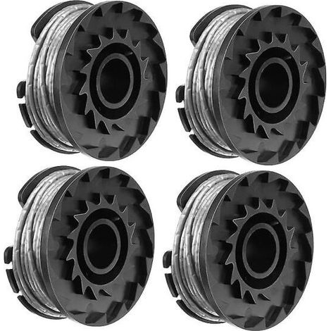 Paquet de 4 bobines de ligne de coupe pour Bosch Easygrasscut 23, 26, 18, 18-230 (1/5)